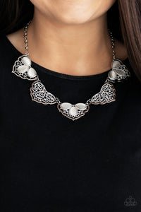East Coast Essence - White Paparazzi Necklace - Glam4love