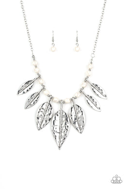 Highland Harvester - White Paparazzi Necklace - Glam4love