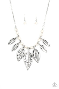 Highland Harvester - White Paparazzi Necklace - Glam4love