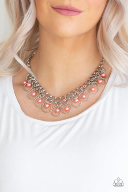 Party Time - Orange Paparazzi Necklace
