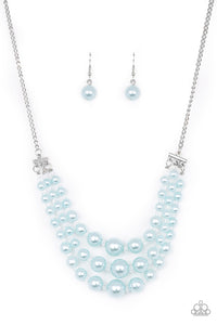Spring Social - Blue Paparazzi Necklace - Glam4love