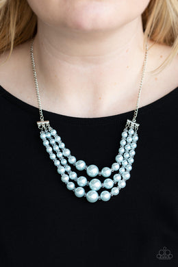 Spring Social - Blue Paparazzi Necklace - Glam4love