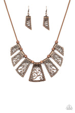 Load image into Gallery viewer, Vintage Vineyard - Copper Paparazzi Necklace