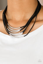 Load image into Gallery viewer, Walk The WALKABOUT - Black Paparazzi Necklace