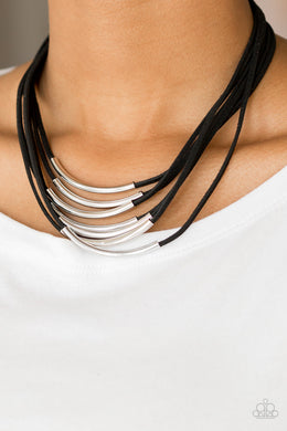 Walk The WALKABOUT - Black Paparazzi Necklace