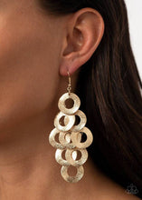 Load image into Gallery viewer, Paparazzi Earrings - Scattered Shimmer - Gold