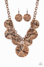 Load image into Gallery viewer, Barely Scratched The Surface - Copper Paparazzi Necklace