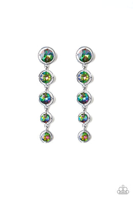 Paparazzi Oil Spill Earrings - Drippin In Starlight