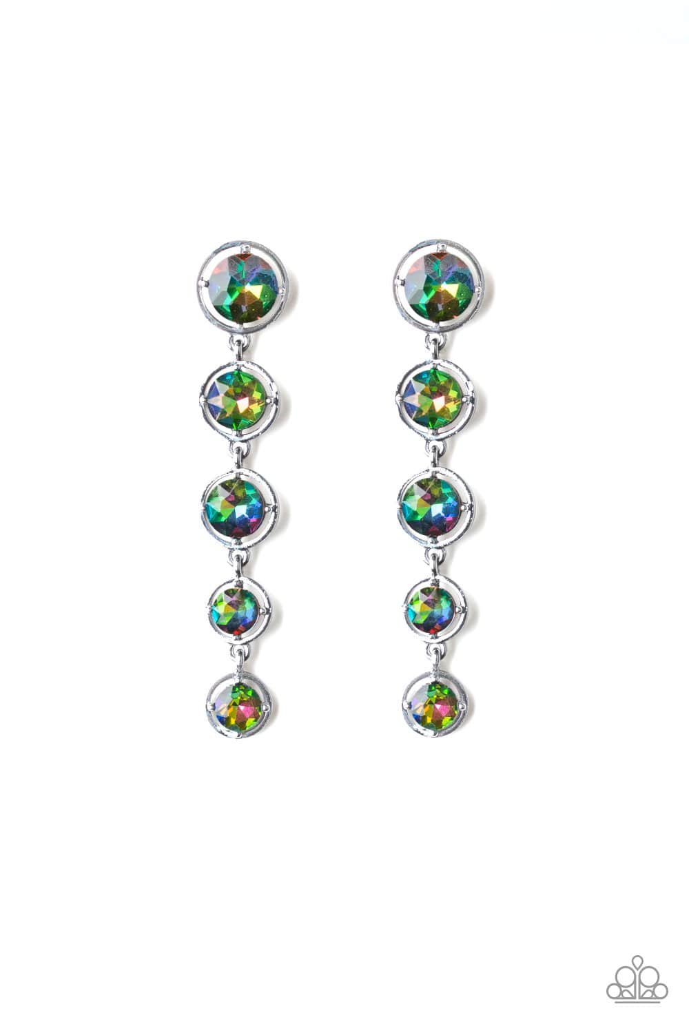 Paparazzi Oil Spill Earrings - Drippin In Starlight
