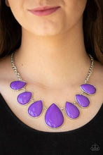 Load image into Gallery viewer, Drop Zone - purple Paparazzi Necklace - Glam4love