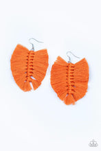 Load image into Gallery viewer, Hanging by a Thread paparazzi earrings - Orange