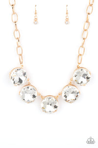 Limelight Luxury - Gold  paparazzi necklace