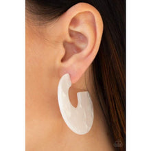Load image into Gallery viewer, Tropically Torrid -  Paparazzi Earrings White