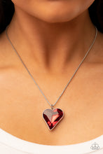 Load image into Gallery viewer, Lockdown My Heart -  Paparazzi red heart necklace