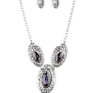 Metro Mystique - Purple  Paparazzi Necklace - Glam4love