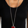 Let Your HEIR Down - Red Paparazzi Necklace - Glam4love