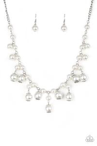 Soon to be Mrs. - White Pearl Necklace - Paparazzi Accessorie