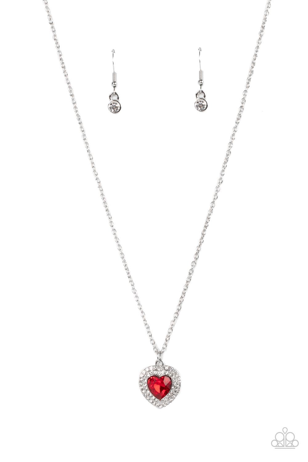 Taken with Twinkle - Red Heart Necklace
