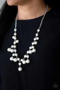 Soon to be Mrs. - White Pearl Necklace - Paparazzi Accessorie