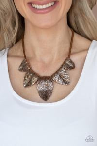 Garden Gatherer - copper - Paparazzi necklace
