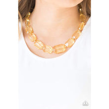 Load image into Gallery viewer, Paparazzi ICE Versa - Yellow Necklace
