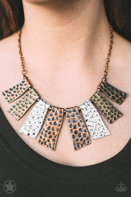 A fan of the Tribe - Multi Paparazzi Necklace - Glam4love