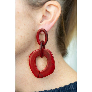 Torrid Tropicana - Red Paparazzi Earrings