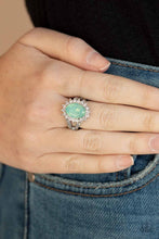 Load image into Gallery viewer, Iridescently Illuminating Green Ring- Paparazzi