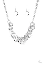 Load image into Gallery viewer, Ringing In The Bling - Silver Paparazzi Necklace - Glam4love