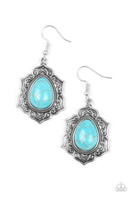 Load image into Gallery viewer, So Santa Fe - Blue Paparazzi Earrings