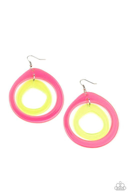 Show Your True NEONS - Multi Paparazzi Earrings