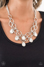 Load image into Gallery viewer, Show-Stopping Shimmer - White Paparazzi Necklace - Glam4love